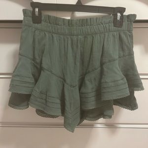 American Eagle Green Skirt